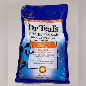 Dr Teal's Pure Epsom Salt Soaking Solution - Menthol (Blue)